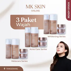 MK SKIN PAKET WAJAH ACNE / WHITENING / MELACARE BY MAHARANI KEMALA