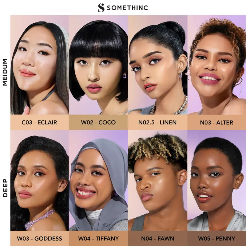 SOMETHINC (REFILL) COPY PASTE BREATHABLE MESH CUSHION SPF 33 PA++ - Cushion Glow Finish Tidak Menyumbat Pori-Pori 4