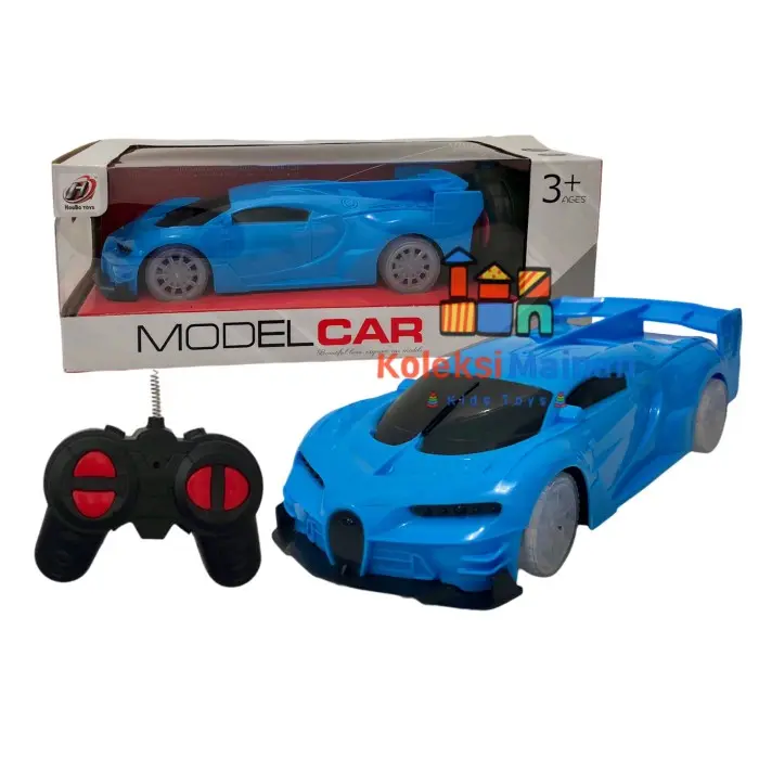 Mainan anak rc mobil mobilan balap remote control model car lampu