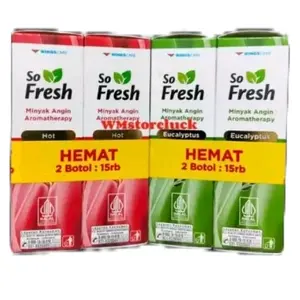 So Fresh Promo Minyak Angin Oles So Fresh Banded Isi 2pcs Hemat 2 Botol 15rb Hot & Eucalyptus Aromatherapy
