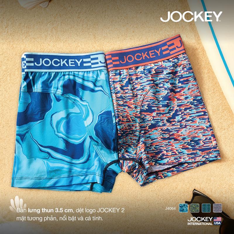   Hàng mới  Quần lót nam Jockey polyamide in họa tiết dáng Trunk - J4064 