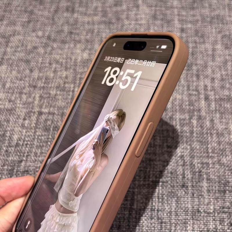Product Introduction of New pure color simple suitable for 16promaxiphone15 mobile phone case 14pro/13 7