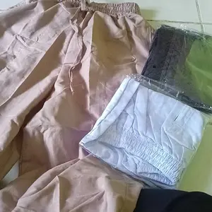 PROMO 100 DAPAT 3PCS Celana Panjang Pria Sirwal Pangsi Komprang Muslim Casual Dewasa Remaja Polos Kantong Saku Kiri Kanan Kekinian Bahan Katun