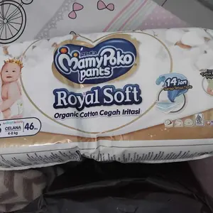 BUNDLE 2 BALL MAMYPOKO PANTS ROYALSOFT S46 M42 L34 XL30 XXL24 BOYS GIRLS Diapers Popok Celana Bayi Anak
