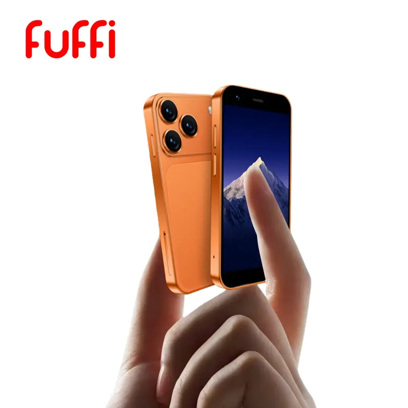 FUFFI おしゃれなミニ折りたたみ式カメレオン（ハト目）スマホ、2G