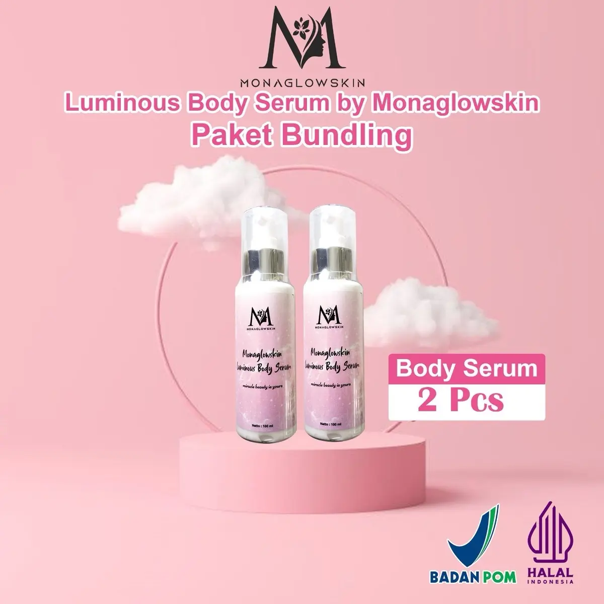 Monaglowskin Bundling C (2 Bodyserum 100 ml)