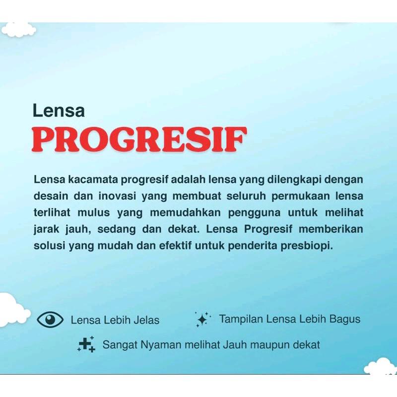 Paket lengkap frame kacamata baca dan jalan(lensa progresif) multifungsi antiradiasi bluray untuk laki-laki & perempuan usia 40 s/d 60 tahun(+1.00 s/d +3.00) 2