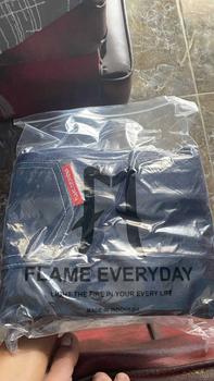 Product Review of Flame Everyday Celana Denim Y2K Baggy Wideleg Gombrong Raw Denim 13oz Hitam Jeans Panjang from u**5 1