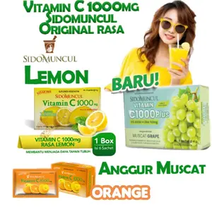 Vitamin C 1000mg Sidomuncul Original Varian Rasa