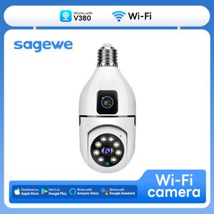 Kamera Wayarles Luaran, Dwi 200W, Penglihatan Malam, Pemantauan 360 °, Storan Awan, Interkom Dua Hala, Pintar, Jualan Kilat