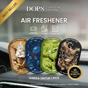 Dops For Car Air Freshener - Parfum Mobil Kertas Pengharum Ruangan Mewah | Aroma Fresh Manis Buah | TIDAK GRATIS STICKER