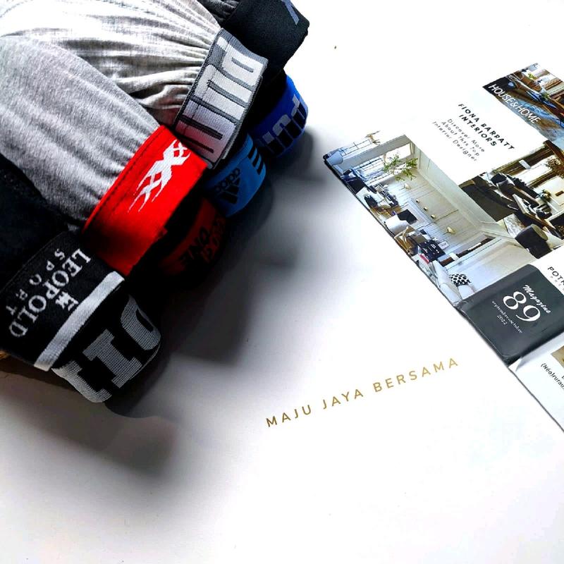 celana dalam pria boxer bahan katun nyaman kualitas premium Pendek Dewasa 1