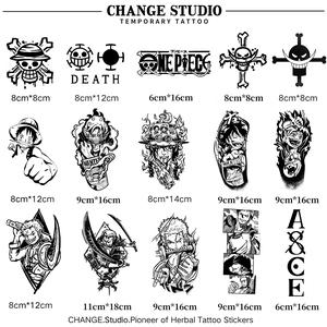 Con khỉ D.. Hình Xăm Tạm Thời, Logo One Piece Luffy Và Roronoa Zoro, Không Thấm Nước, Không Lo Sợ Ma Sát, Kéo Dài Trong 15 Ngày. Miếng Dán Hình Xăm