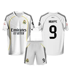 Jersey Custom Real Madrid Home Gratis Nama dan No Punggung Full Printing