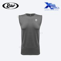 Gambar Rider Xtracool Muscle Tee - Singlet Fitness Pria R257BW isi 1 Pcs - L, Hitam - Hitam, M dari Rider Authorized Palembang Kota Palembang 5 Tokopedia