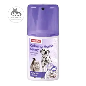 Beaphar Calming Home Spray 125ml - Obat Spray Anti Stres for Dog & Cat, obat penenang untuk doggy & cat