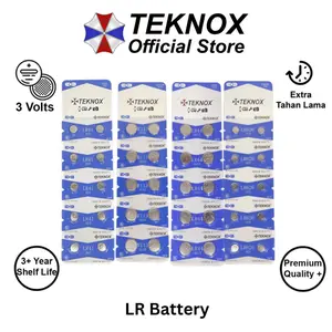 Baterai LR41 LR44 LR626 LR1130 10pcs kualitas premium
