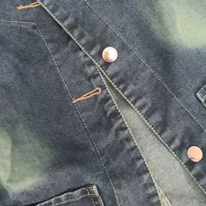 Jaket Jeans Clara Cardi Oversize Korean Style Wanita Atasan Crop Cardigan Denim