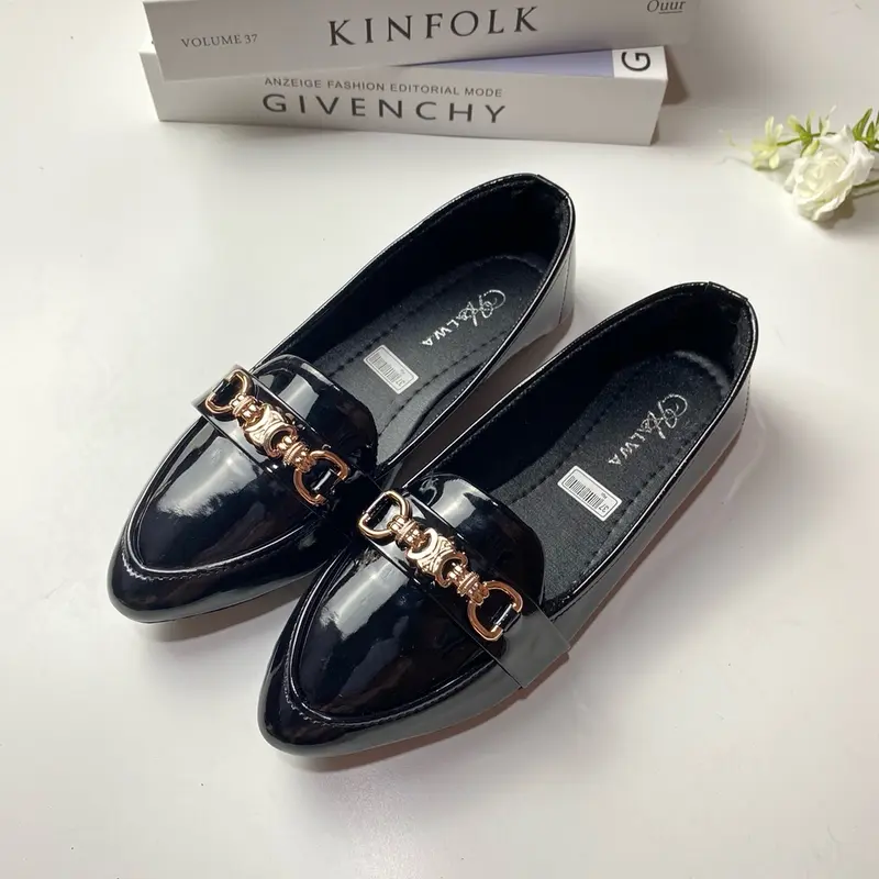 Halwa Flatshoes wanita sepatu wanita kekinian terbaru flatshoes balet wanita viral flatshoes wanita halwa||Mazaya sepatu kerja wanita  Karet Hitam Pesta 2