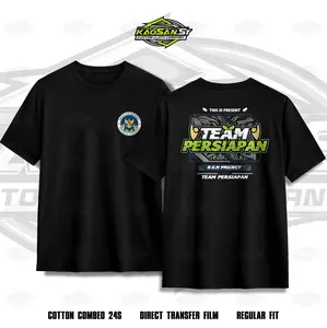 Kaos SPPG Team Persiapan Baju MBG Cotton Combed 24s Direct Transfer Film Regular Fit Bahan Lembut Nyaman untuk Anggota Tim