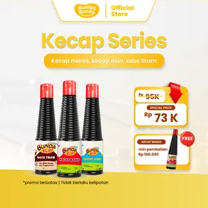 Bumbu Bunda Elia Bundling HEMAT Kecap Series - Kecap Manis / Kecap Asin / Saus Tiram / Bumbu MPASI / KECAP MPASI