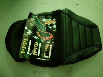 Product Review of Cover Jok Beat Caferacer (Langsung Pasang) pakai karet Press Embos Logo Busa (beat orange beat ijo beat 2003 ) from U**f 0
