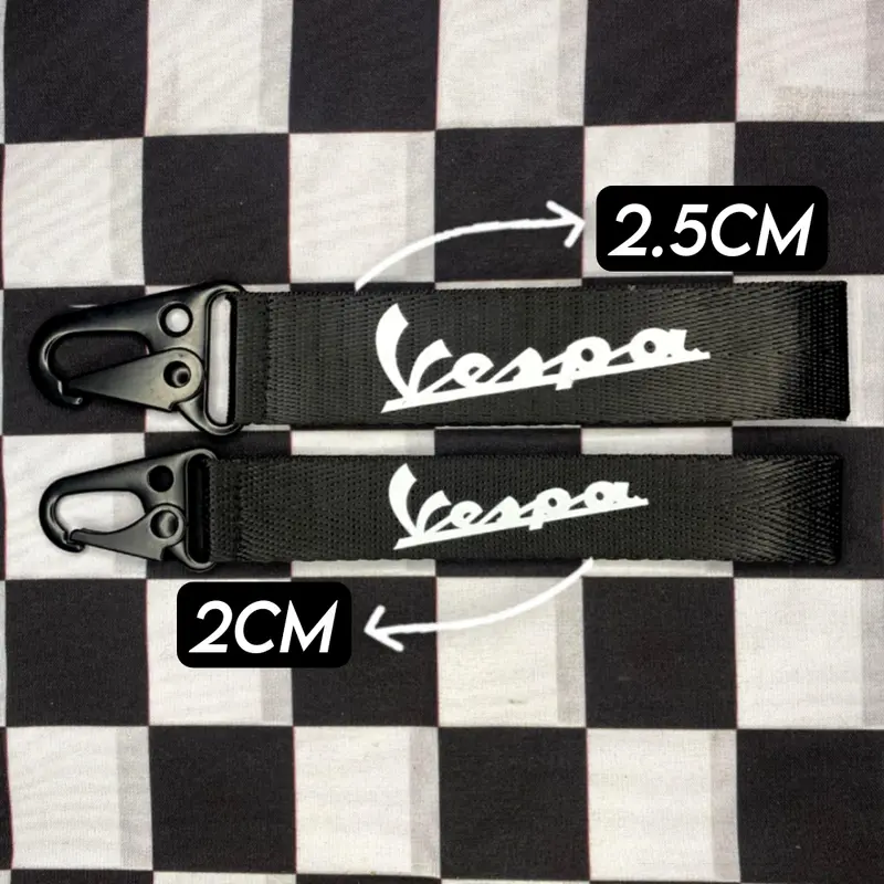GANTUNGAN KUNCI MOTOR VESPA DAN MOBIL KEYCHAIN MOTOR BAHAN LANYARD NYLON BIKIN KECE DAN STYLISH!! 3
