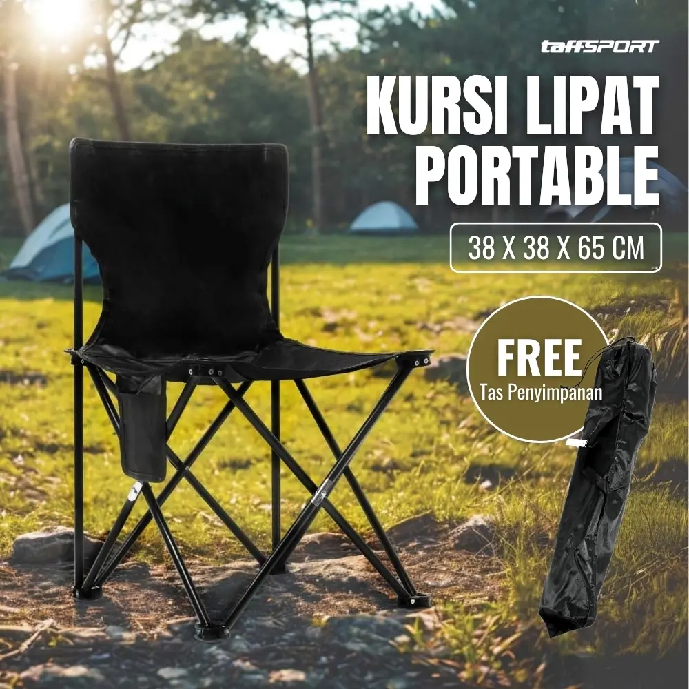 Mutiara Mall - Kursi Lipat Camping | Kursi Outdoor Portable | Folding Chair Oxford