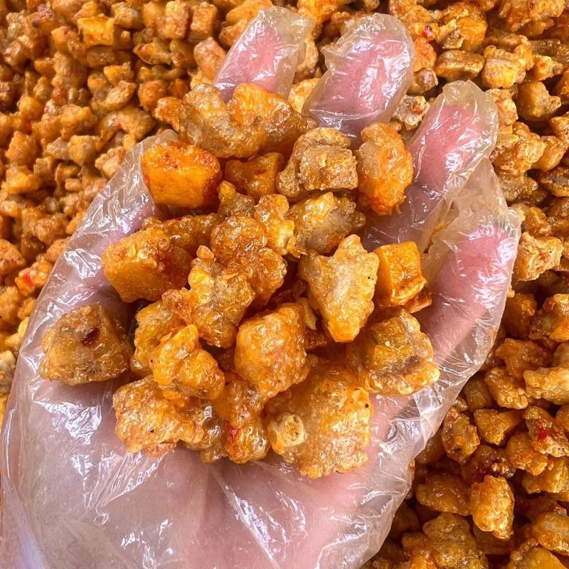  Tóp mỡ da giòn Rim Mắm Tỏi 200gram - Snack Ngon & Giòn Rụm - Món Ăn Vặt Thơm Ngon Hợp Vị Độc Đáo 