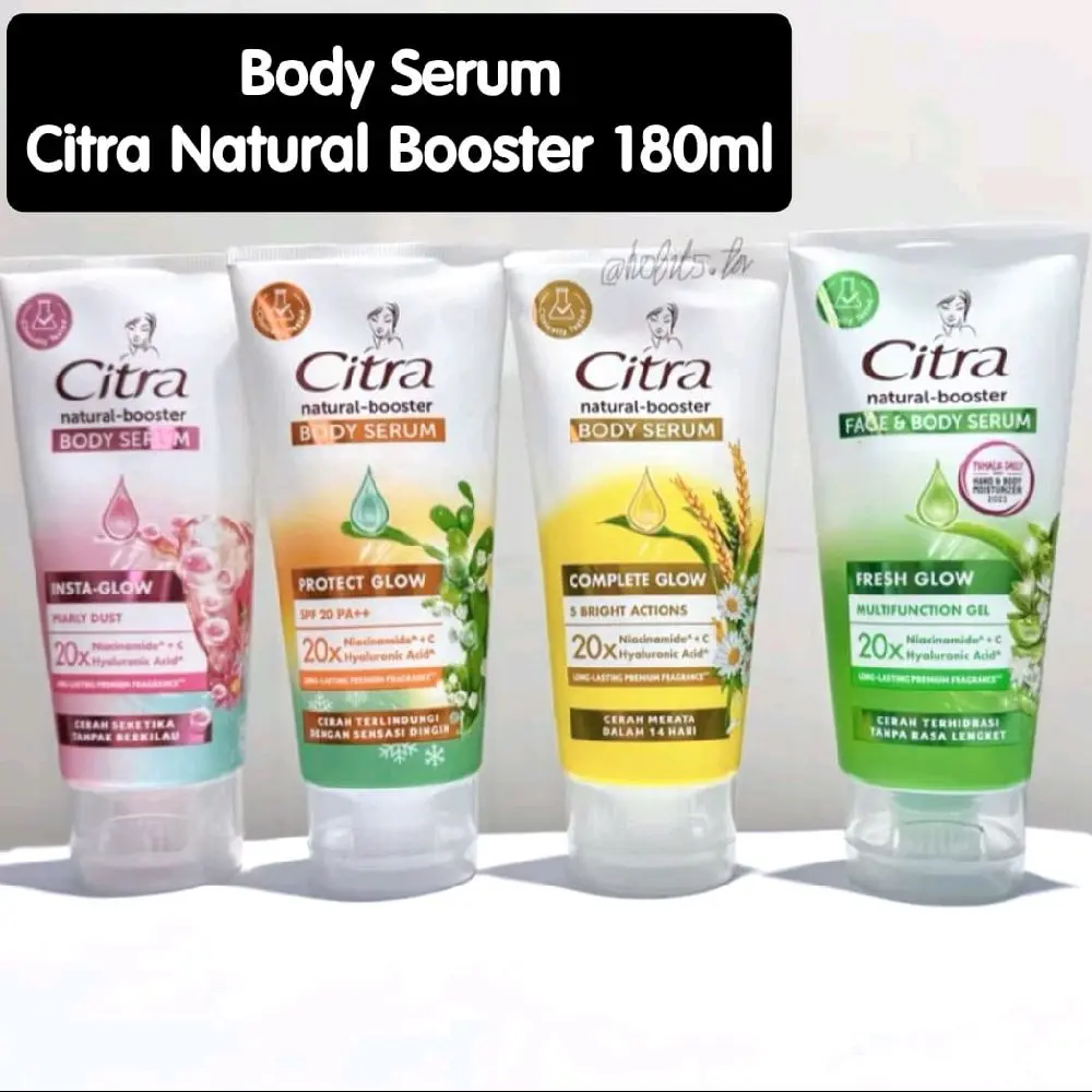 Citra Natural Booster Body Serum Glow Handbody Lotion Badan Pelembab Tubuh Bodylotion 180ml ( Expired 2025 )