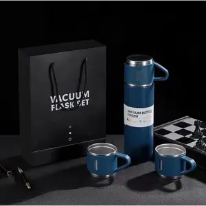 CLAIYDREAM Termos Sultan Vacuum Flask Set / Botol Minum Cangkir Premium 500 ML Panas Dingin gift box souvernir Souvenir Stainless