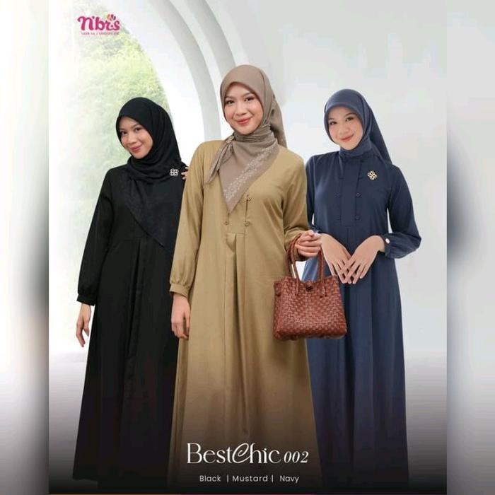 Jual Nibras Gamis BestChic 002 Warna Hitam Black Biru Navy Kuning Mustard Polos Bahan Katun Madinah Premium Lembut Ringan Dingin Flowy Dress Wanita Muslim Cantik Elegan Syari Branded Ori NBRS - Black, Jual Nibras Gamis BestChic 002 Warna Hitam Black Biru Navy Kuning Mustard Polos Bahan Katun Madinah Premium Lembut Ringan Dingin Flowy Dress Wanita Muslim Cantik Elegan Syari Branded Ori NBRS - Black,