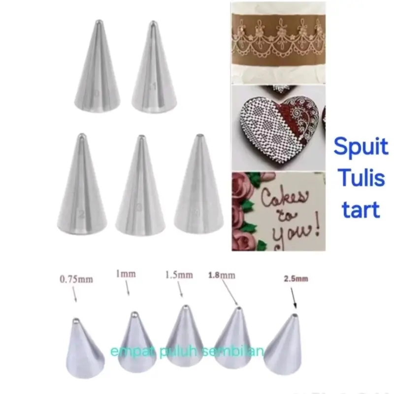Nozzle Import 1M, 2D, 2F, Mawar, 9FT, 895, Rusia, Renda, 4B, 6B, 195 Stainless Kitchenware 4