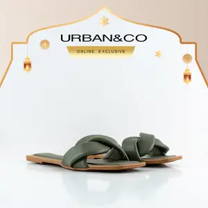 URBAN&CO Essentials Sandal Wanita Sendal Teplek Casual - Demi