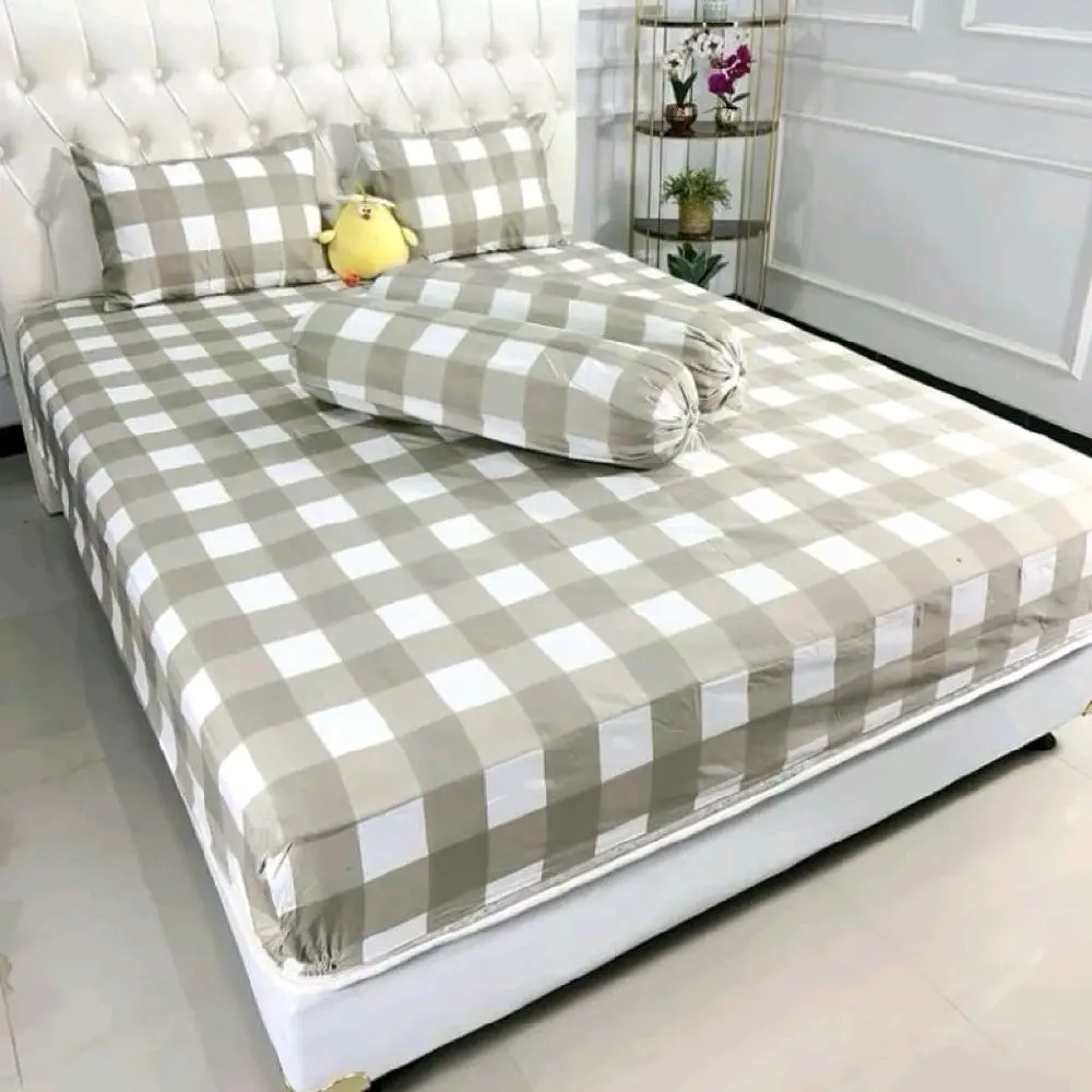 SEPRE EASTETIC Satu Set Seprei& Sarung bantal & guling ukuran 180x200x20 & 160x200x20 & 140x200x20 & 120x200x15 & 90x200x15