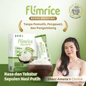 [Shani Amelia's Choice] Flimrice Nasi Shirataki - 1 box isi 7 sachet