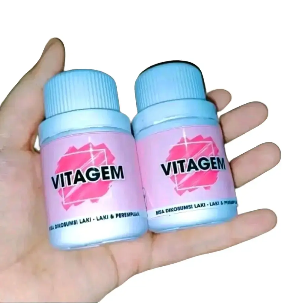 2 Botol Vitagem Isi 60 Kapsul Herbal - Suplemen Kesehatan