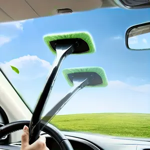 4pcs/set Multiple Combinations Ergonomic Long-Handle Car Windshield Cleaner - Fit, Window Cleaning Tools, Car Glass Cleaning