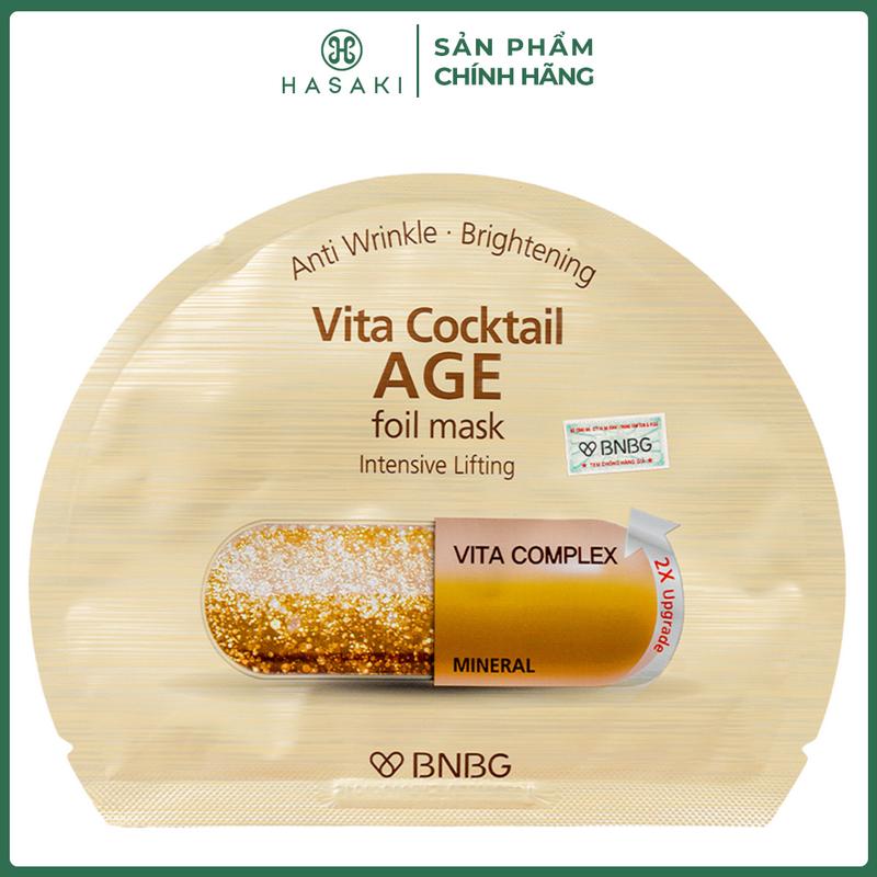 Mặt Nạ BNBG Dưỡng Săn Chắc Da 30ml Vita Cocktail Age Foil Mask | HASAKI BEAUTY