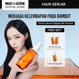mise en scene Perfect Serum Original  - Hair Serum untuk Rambut Rusak, Kering dan Kusut dengan Golden Argan Coconut Oil- Hair Oil Korea - Hair Serum Viral 2024