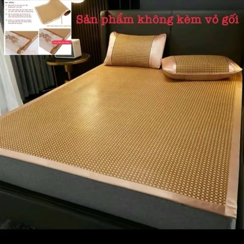 CHIẾU MÂY ĐIỀU HOÀ LÓT LỤA LOẠI 1