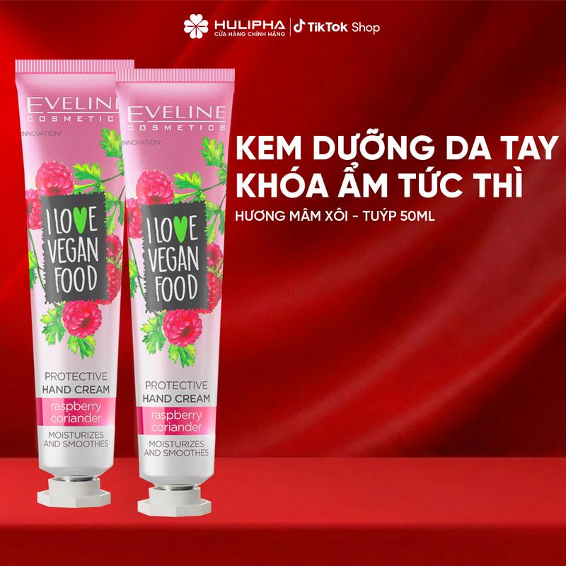 Kem Dưỡng Da Tay Eveline Dưỡng Ẩm Sâu Tái Tạo Làm Mềm Mịn Da Tay Khô Nứt Nẻ. Tuýp 50ml