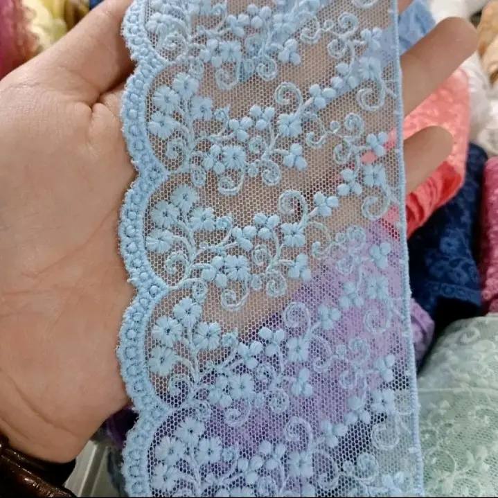 renda/list tile/ tule pinggiran full bordir 5