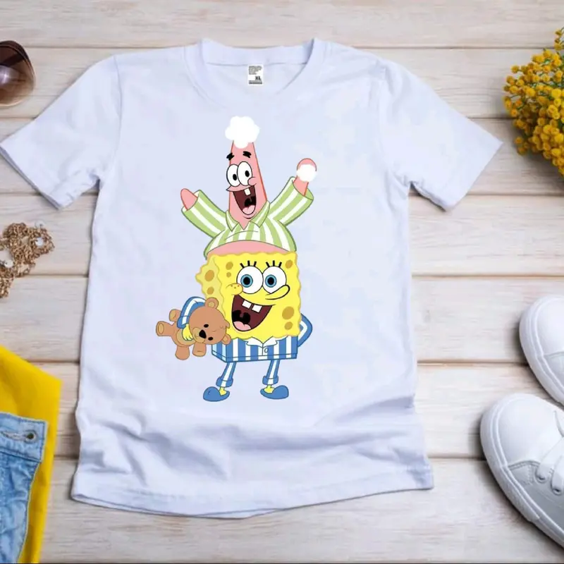 Baju Kaos Anak Spongebob - Fashion Anak-anak 0