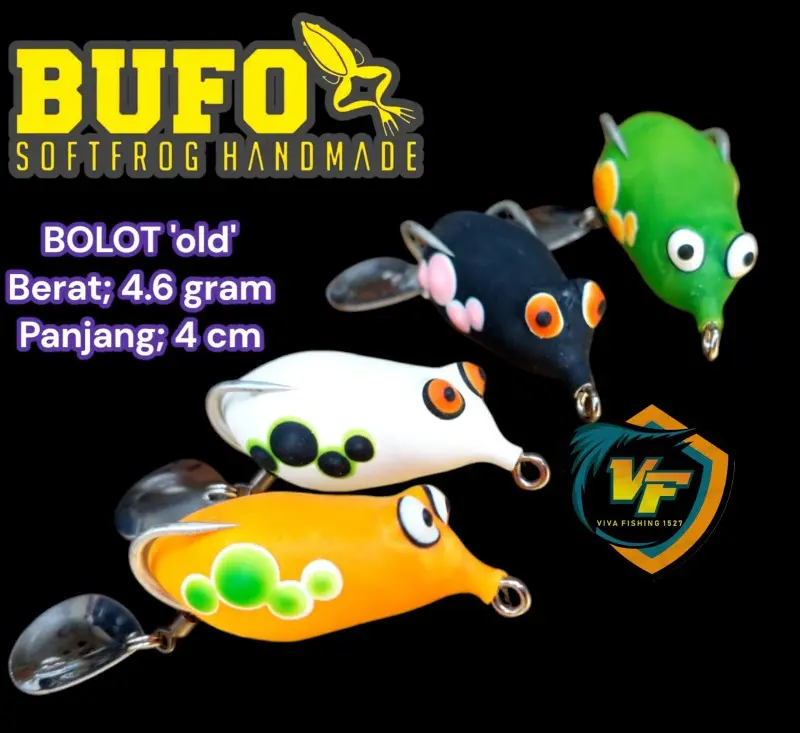 Product Introduction of Bufo softfrog bolot OLD + lure + soft frog + casting + umpan pancing + umpan gabus + umpan casting + bufo 6