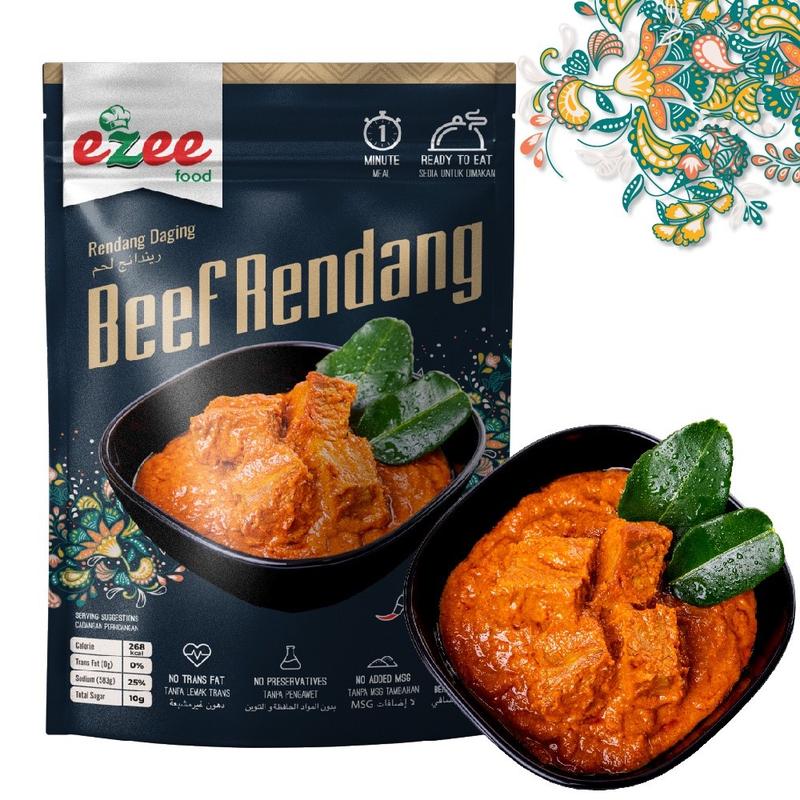 EZEEFOOD RENDANG DAGING LEMBU / BEEF RENDANG (180G) GLUTEN FREE ...