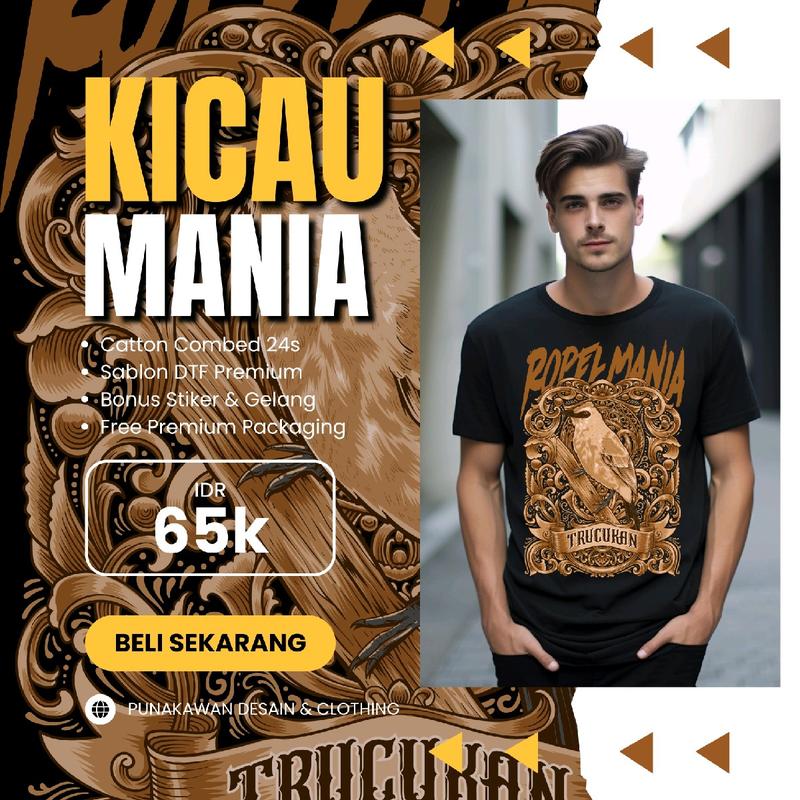 KAOS BRAND PREMIUM ( Trucukan Ropel Mania ) 0