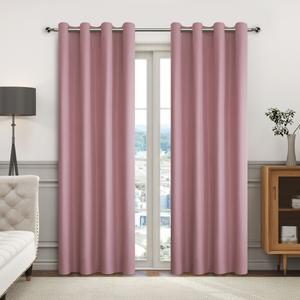 137*230CM Cortinas Opacas Totales De Material Compuesto De Dos Caras 0% Transmisión De Luz Fuerte Opacidad Y Durabilidad Variedad De Colores Disponibles 2.