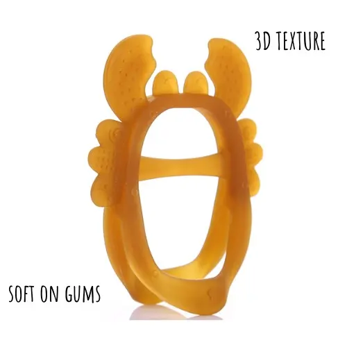 Baby Express Grab Teether Crabby, Anti Bacterial, With Silver Nano Technology