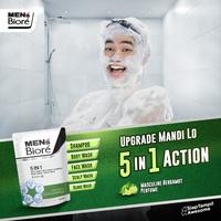 Gambar Men's Biore 5 in 1 Shampoo & Sabun Mandi Cair Pria Fresh Menthol  400ml Pouch Twinpack - Tanpa Gift dari KAO Indonesia Kab. Bekasi 2 Tokopedia